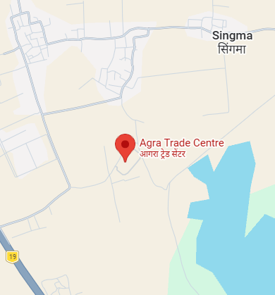 Agra Trade Centre location map